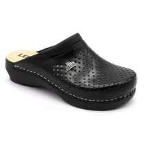 Leon Comfort női papucs - PU 100 Fekete