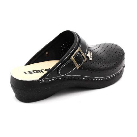 Leon Comfort női papucs - PU 100 Fekete