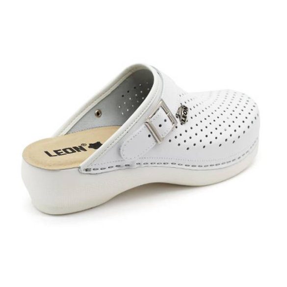 Leon Comfort női papucs - PU 101 Feher