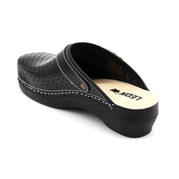 Leon Comfort női papucs - PU 101 Fekete