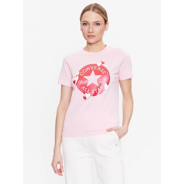 Converse RADIATING LOVE SS SLIM GRAPHIC TEE 1 Női póló - SM-10025493-A03-684