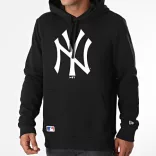 New Era PULOVER TEAM LOGO HOODY NEYYAN BLK Férfi pulóver - SM-11863701