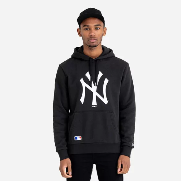 New Era PULOVER TEAM LOGO HOODY NEYYAN BLK Férfi pulóver - SM-11863701