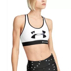   Under Armour Nõi Under Armour Armour Mid Keyhole Graphic sportmelltartó Női sportmelltartó - SM-1344333-100