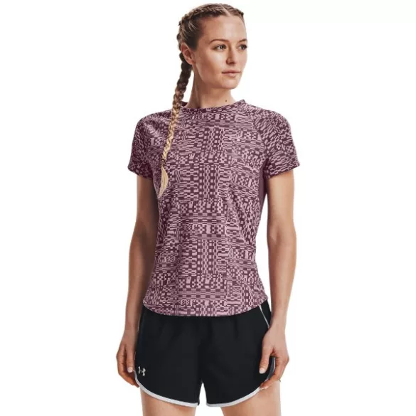 Under Armour UA Speed Stride Printed SS Női póló - SM-1365654-554