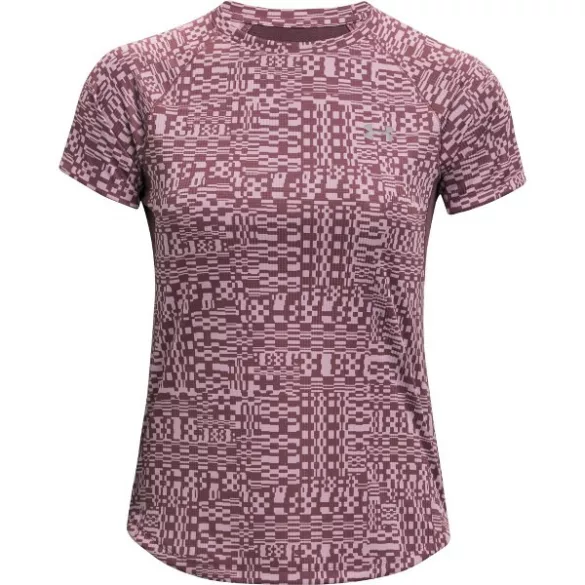 Under Armour UA Speed Stride Printed SS Női póló - SM-1365654-554