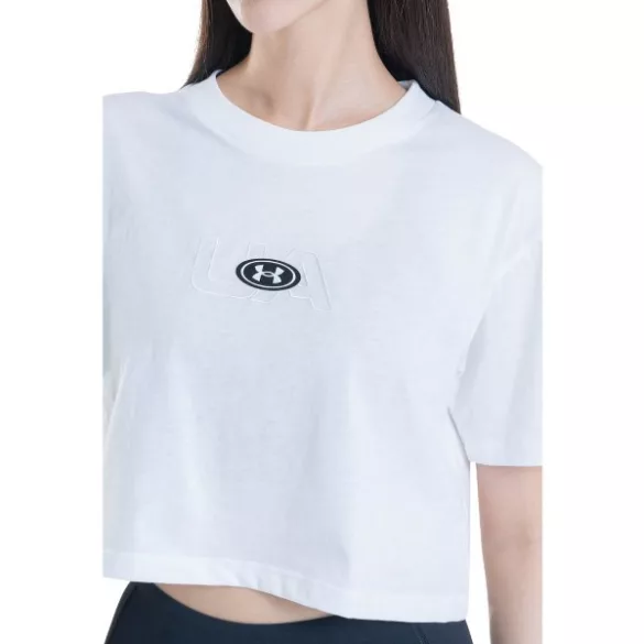 Under Armour UA W BRANDED LOGO CROP SS Női póló - SM-1376751-100