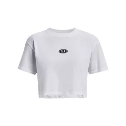   Under Armour UA W BRANDED LOGO CROP SS Női póló - SM-1376751-100