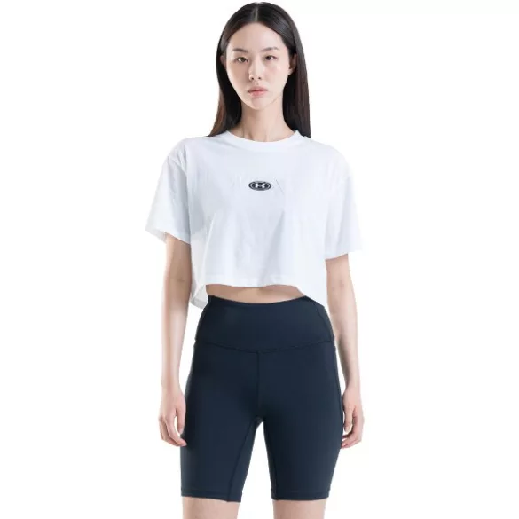 Under Armour UA W BRANDED LOGO CROP SS Női póló - SM-1376751-100
