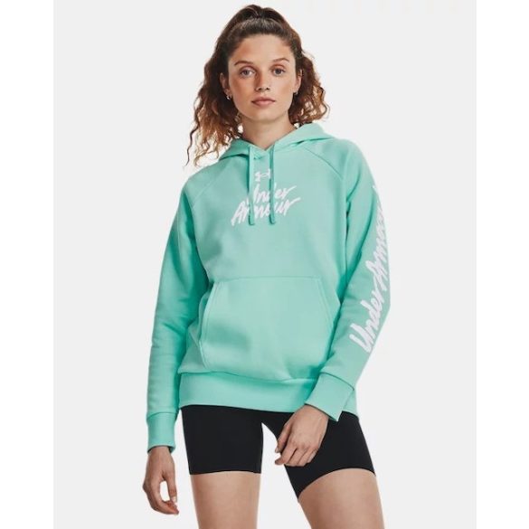Under Armour UA Rival Fleece Graphic Hdy Női pulóver - SM-1379609-361