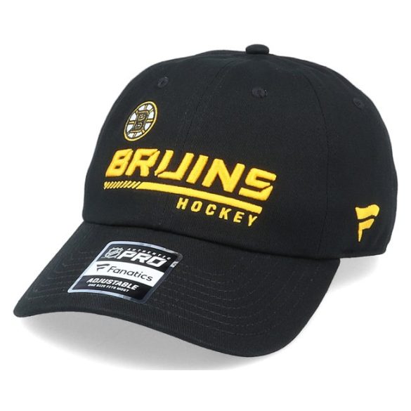 Fanatics Boston Bruins Authentic Pro Locker Room Unstructured Adjustable Cap Black-OS Unisex sapka - SM-19JU127A2GCHCD