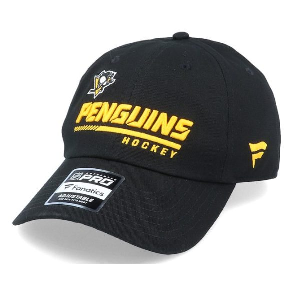 Fanatics Pittsburgh Penguins Authentic Pro Locker Room Unstructured Adjustable Cap Black-OS Unisex sapka - SM-19JU127A2GTHCD