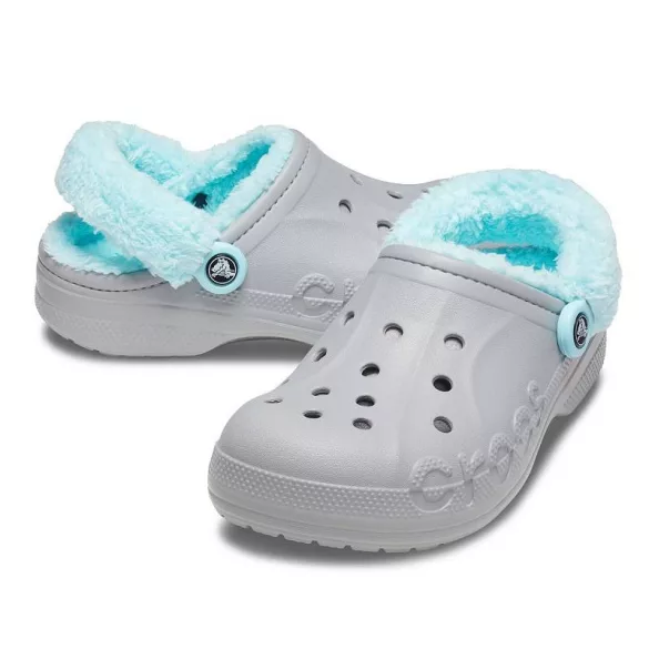 Crocs Baya Lined Fuzz Strap Clog Unisex papucs - SM-206633-0IG