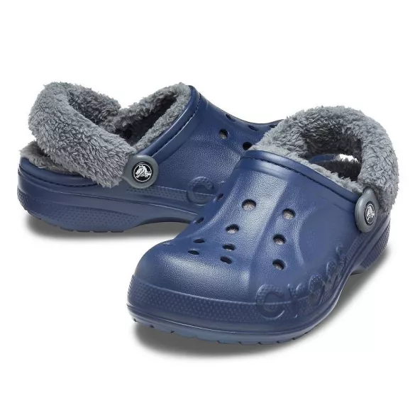 Crocs Baya Lined Fuzz Strap Clog Unisex papucs - SM-206633-4HE