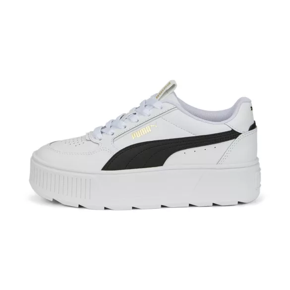 Puma Karmen Rebelle Jr Puma White-Puma Black Gyerek utcai cipő - SM-388420-02