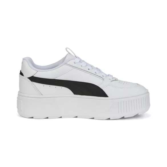 Puma Karmen Rebelle Jr Puma White-Puma Black Gyerek utcai cipő - SM-388420-02