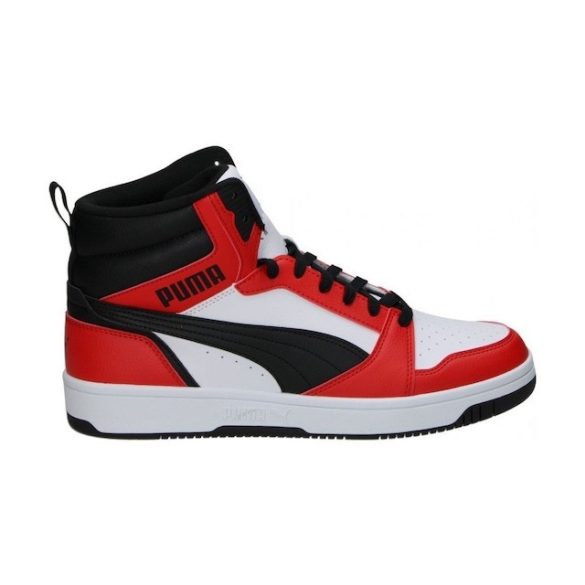 Puma Rebound v6 PUMA White-PUMA Black-For All Unisex utcai cipő - SM-392326-04