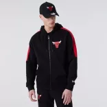 New Era PULOVER NBA FZ PANEL DETAIL HOODY CHIBUL BLK Férfi pulóver - SM-60292313