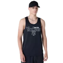   New Era MLB ESSENTIALS TANK NEYYAN BLK Férfi trikó - SM-60596198