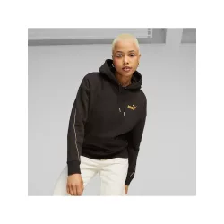   Puma ESS+ MINIMAL GOLD Hoodie FL PUMA Black Női pulóver - SM-680019-01