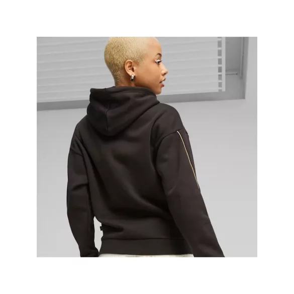 Puma ESS+ MINIMAL GOLD Hoodie FL PUMA Black Női pulóver - SM-680019-01