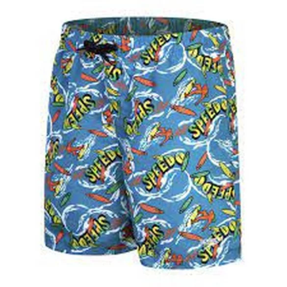 Speedo PRT 15" WSHT JM BLUE/YELLOW (UK) Gyerek rövidnadrág - SM-8-00318714248
