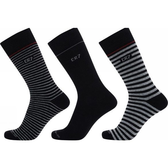 CR7 CR7 Mens socks 3-pack in box Unisex zokni - SM-8283-80-110