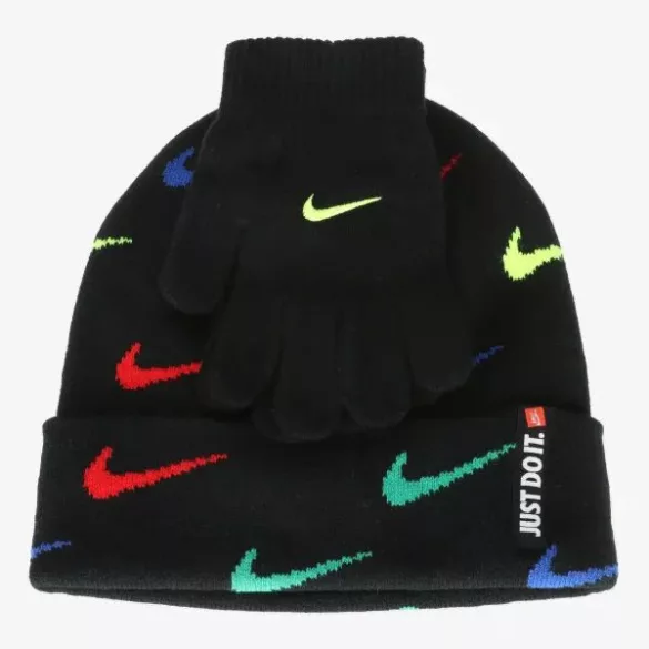 Nike SWOOSH REPEAT BEANIE SET(HADDAD) Gyerek sapka - SM-9A2988-K90