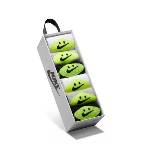Nike NHN 6PK NIKE SMILEY CREW(HADDAD) Gyerek zokni - SM-BN0996-C87