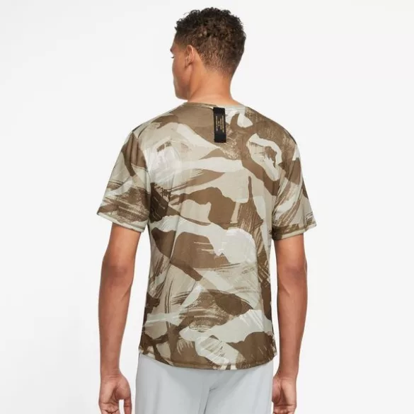 Nike Nike Dri-FIT Miler-Men's Short-Sleeve Camo Running Top Férfi póló - SM-DQ4736-242