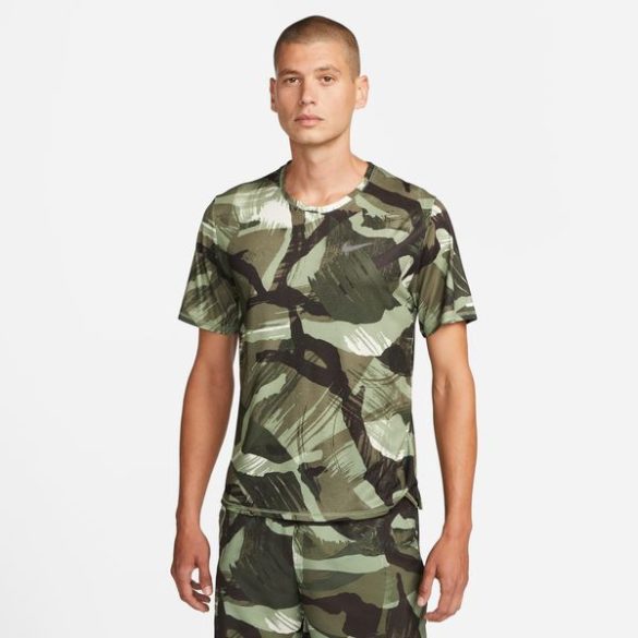 Nike Nike Dri-FIT Miler-Men's Short-Sleeve Camo Running Top Férfi póló - SM-DQ4736-386