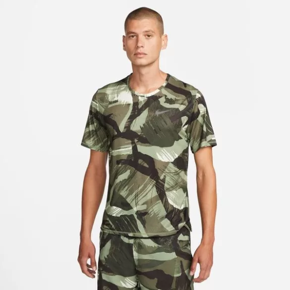 Nike Nike Dri-FIT Miler-Men's Short-Sleeve Camo Running Top Férfi póló - SM-DQ4736-386