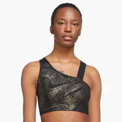   Nike Nike Swoosh-Women's Medium-Support Asymmetrical Non-Padded Sports Bra Női sportmelltartó - SM-DQ5242-010