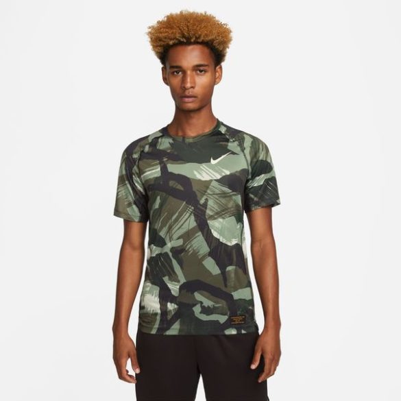 Nike Nike Pro Dri-FIT-Men's Short-Sleeve Slim Camo Top Férfi póló - SM-DQ8361-220