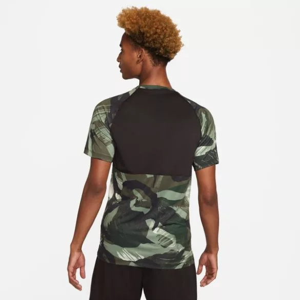 Nike Nike Pro Dri-FIT-Men's Short-Sleeve Slim Camo Top Férfi póló - SM-DQ8361-220
