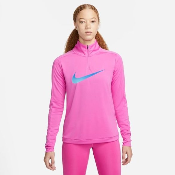 Nike Nike Dri-FIT Swoosh-Women's 1/4-Zip Long-Sleeve Running Mid Layer Női póló - SM-DX0952-623