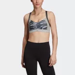 Adidas AM AI Q3 BRA MGSOGR/PRINT Női sportmelltartó - SM-DX7543