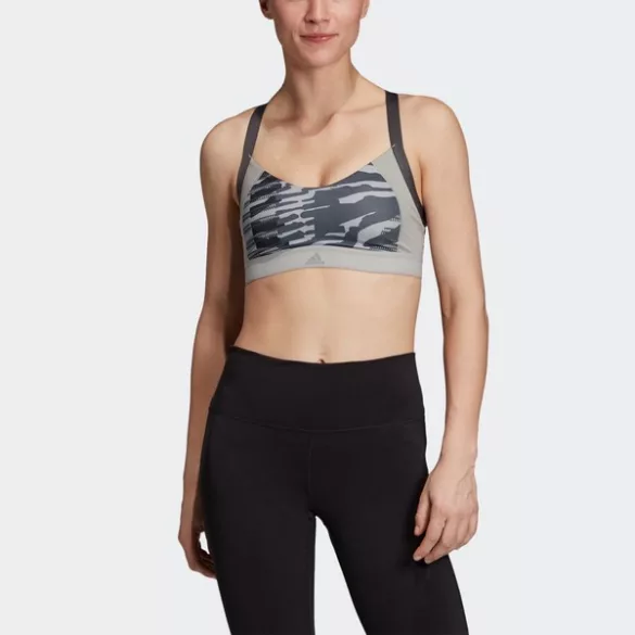 Adidas AM AI Q3 BRA MGSOGR/PRINT Női sportmelltartó - SM-DX7543