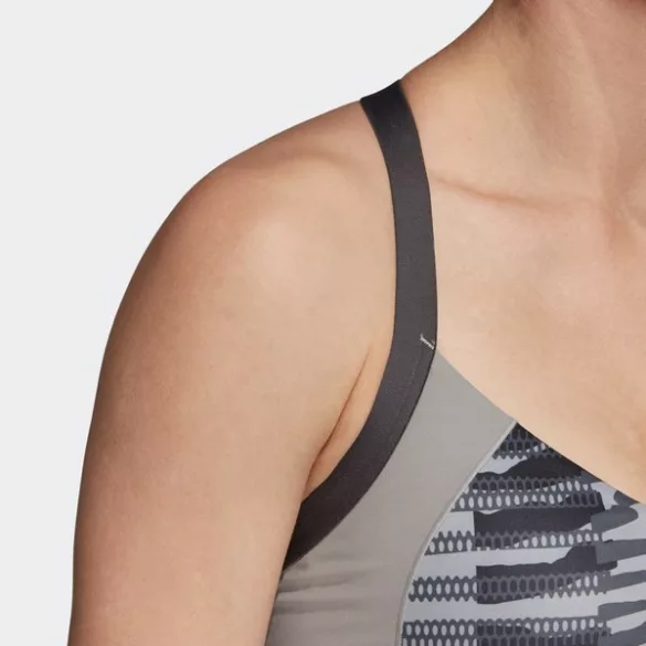 Adidas AM AI Q3 BRA MGSOGR/PRINT Női sportmelltartó - SM-DX7543