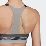 Adidas AM AI Q3 BRA MGSOGR/PRINT Női sportmelltartó - SM-DX7543