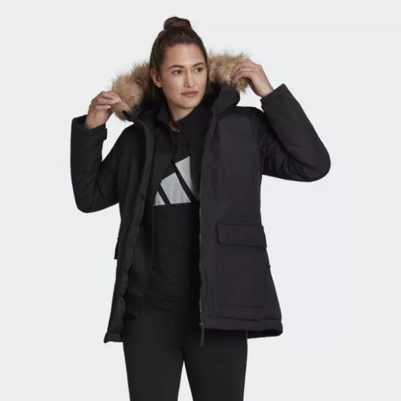 Adidas W HOODED PARKA Női kabát - SM-GT1707