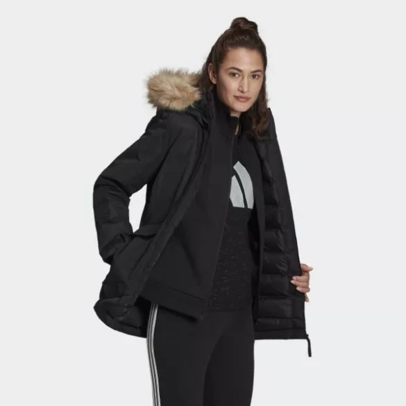 Adidas W HOODED PARKA Női kabát - SM-GT1707