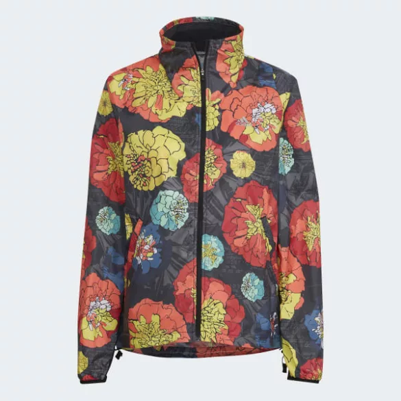 Adidas RNFAST FLWR JKT Női kabát - SM-HB3275