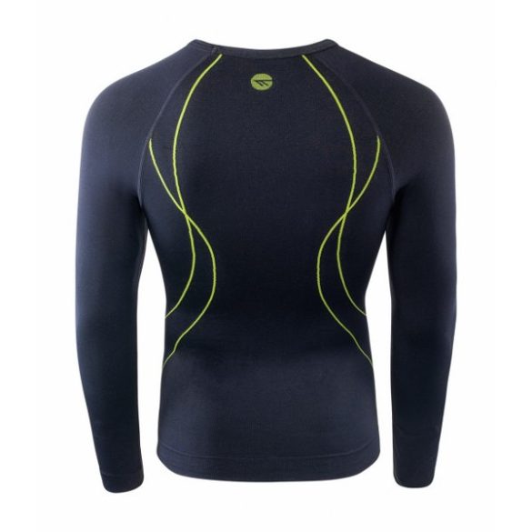 HI-TEC IKAR TOP Férfi aláöltözet - SM-IKAR-TOP-BLACK-LIME-PUNCH