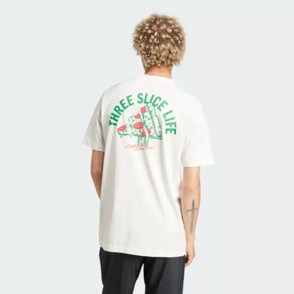 Adidas M L PIZZA TEE Férfi póló - SM-JJ4016