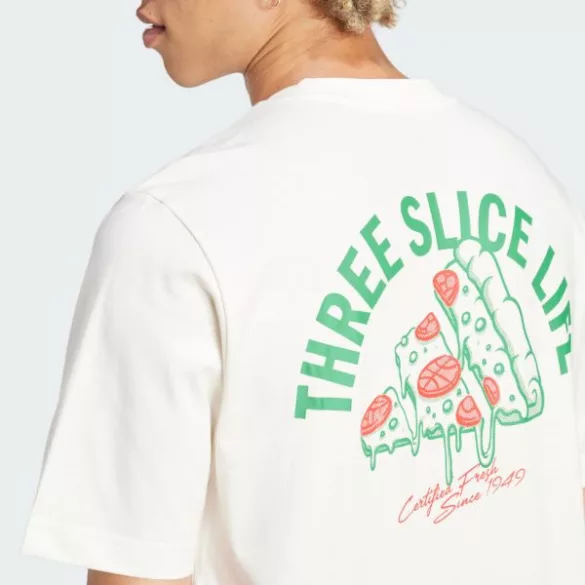 Adidas M L PIZZA TEE Férfi póló - SM-JJ4016