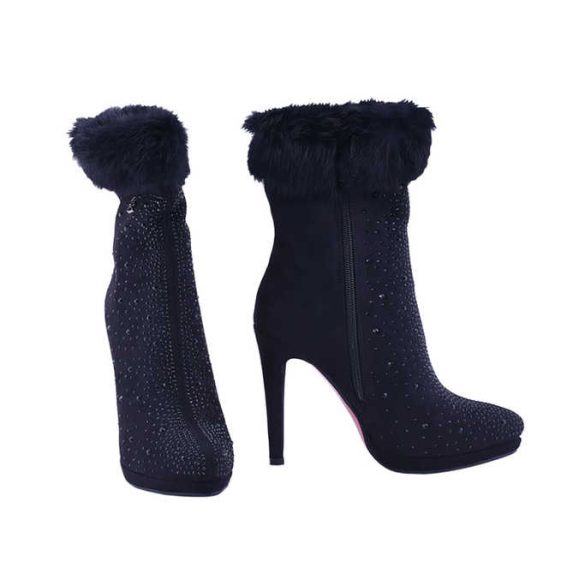 Graf n Berg női bokacsizma - WL133-Q256 Black