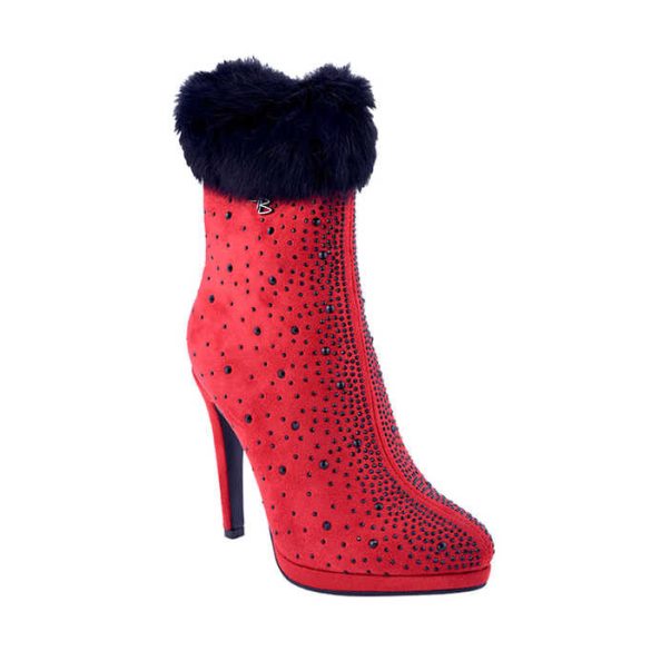 Graf n Berg női bokacsizma - WL133-Q256 Red