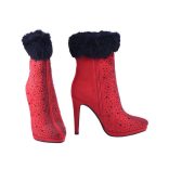 Graf n Berg női bokacsizma - WL133-Q256 Red