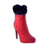 Graf n Berg női bokacsizma - WL133-Q256 Red